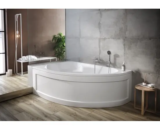 Bath asymmetric CERSANIT KALIOPE 170x110 left white