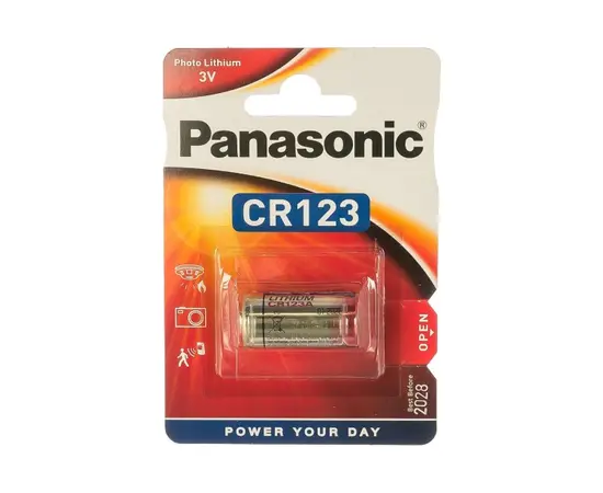 Battery Lithium Panasonic CR123 3V