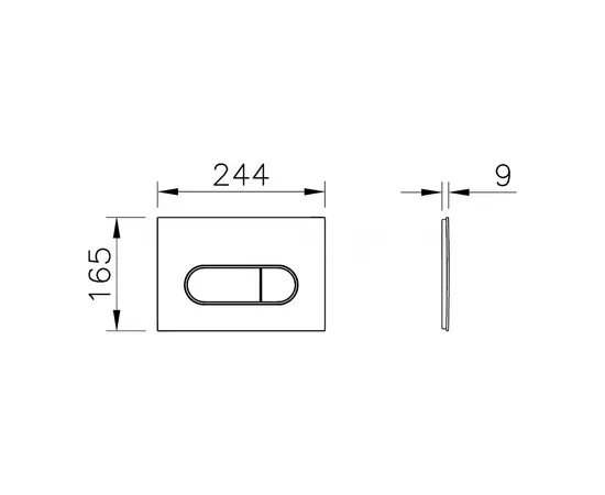 Кнопка для инсталляции VitrA 740-2295