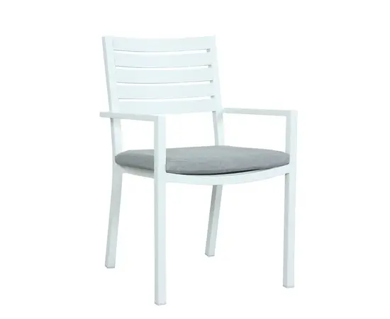 სკამი Mayfair Dining Chair With Cushion matte white