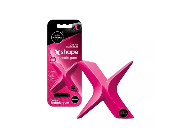 Ароматизатор Aroma Car Xshape Polymer Bubble Gum 8 гр