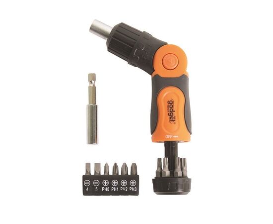 Screwdriver with ratchet Gadget 225203 14 pcs
