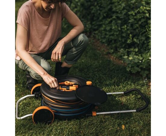 Hose with reel Fiskars 1023643 1/2" 20+1.5 m