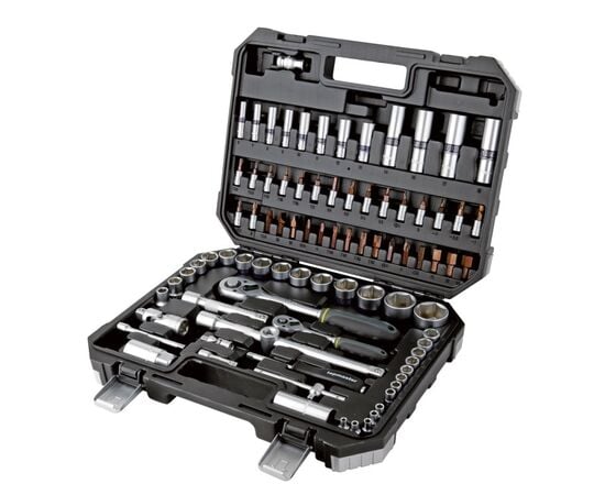 ნაკრები თავაკების და ბიტების Topmaster 339103 1/2" 1/4" 86 ც