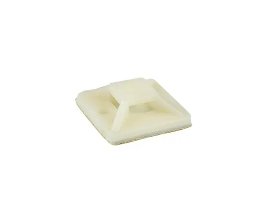 Cable Tie Mount self-adhesive EKF PROXIMA 25x25mm 20pcs white