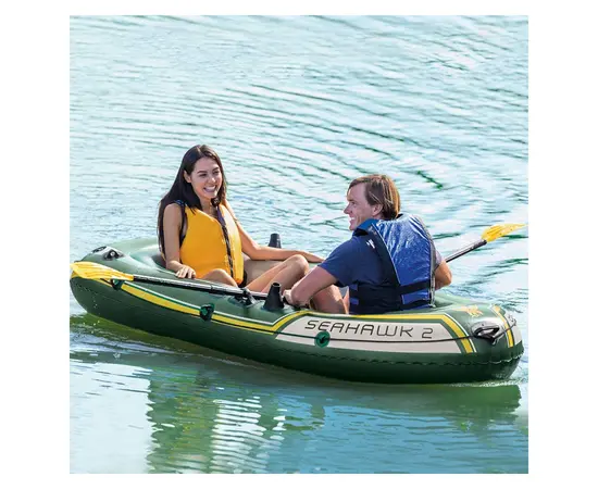 Inflatable boat two-seater Intex Seahawk 68347 236x114x41 cm