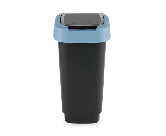 Trash can Rotho 10 l TWIST  black