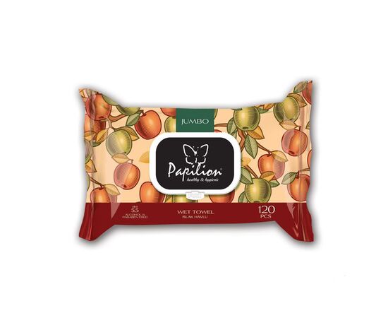 Wet wipes Papilion Jumbo 120 pc