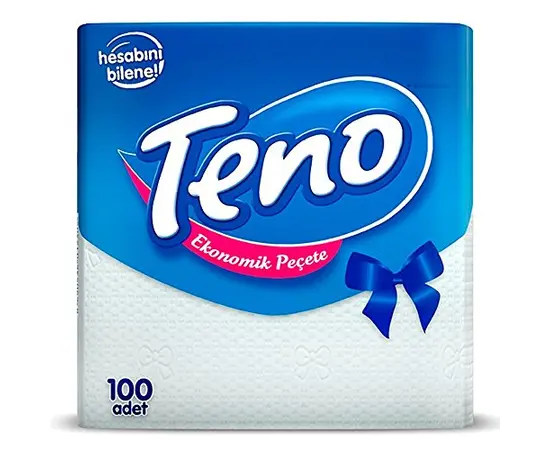 ხელსახოცები Teno 1-ფენა 100 ც