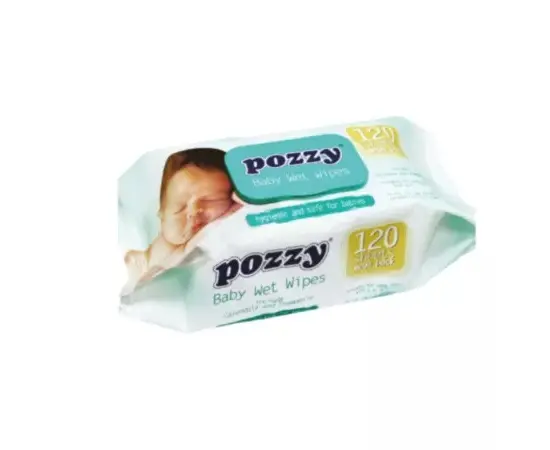 Влажные салфетки POZZY 120шт Ромашка