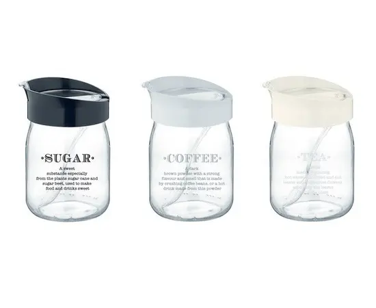 Jar for spices with spoon RENGA RENGA Otto 131012 580 ml