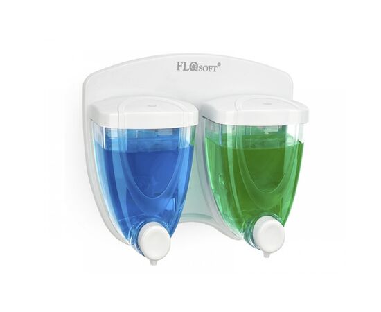 Soap dispenser Flosoft Twin 350+350 ml
