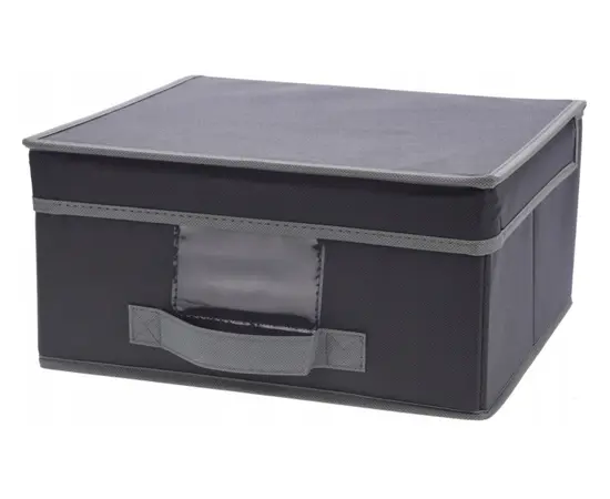 შესანახი ყუთი WITH FLIP LID GREY