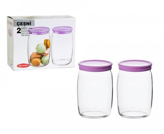 Jar with lid Pasabahce Cesni 43013 1100 ml 2 pc