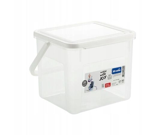 Container of washing powder Rotho 3 kg 4,5l white