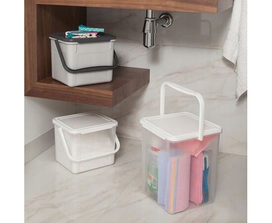 Container of washing powder Rotho 3 kg 4,5l white
