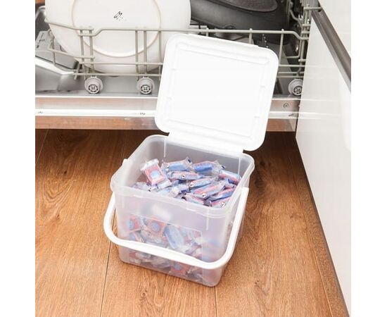 Container of washing powder Rotho 3 kg 4,5l white
