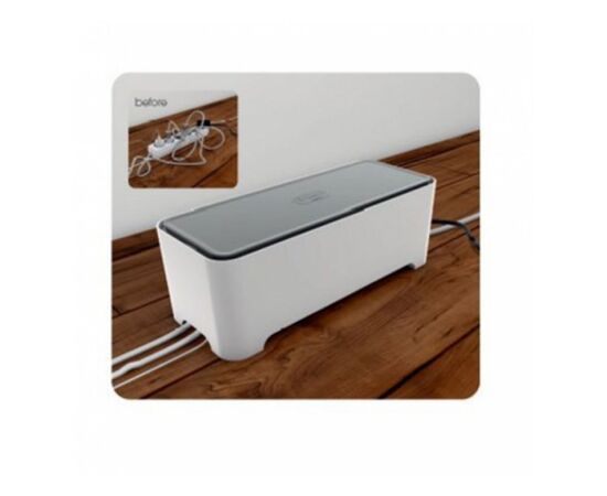 Storage container Allibert E-Box M grey, white