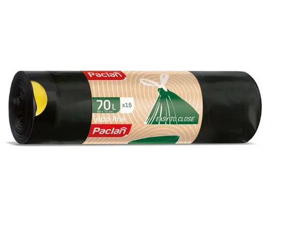 Пакеты для мусора Paclan Eco Line 70 л 15 шт