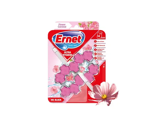უნიტაზში ჩასაკიდი არომატიზატორი  Ernet ყვავილის 2x50გრ