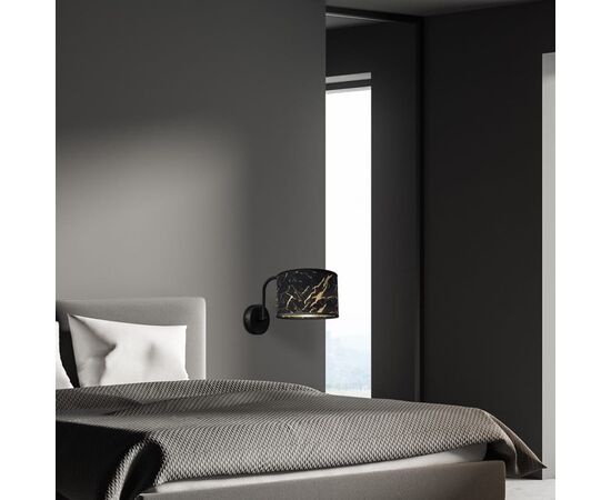 Wall lamp Milagro SENSO 1 E27 black gold