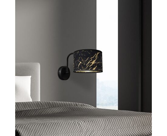Wall lamp Milagro SENSO 1 E27 black gold