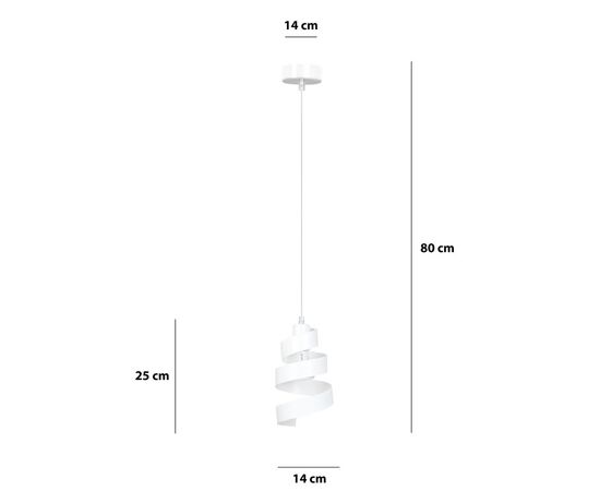 Hanger EMIBIG Saga 1 E27 1x MAX 40W white