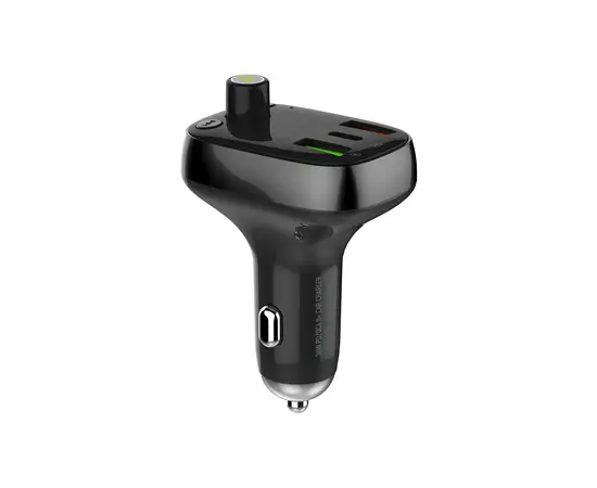 Зарядка LDNIO C704Q 30W FM Bluetooth 5.0 2 USB-A USB-C microSD TF