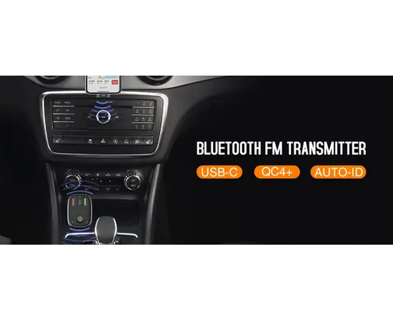 Зарядка LDNIO C704Q 30W FM Bluetooth 5.0 2 USB-A USB-C microSD TF