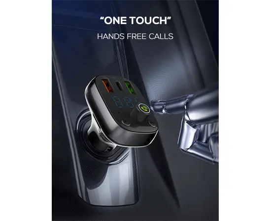 Зарядка LDNIO C704Q 30W FM Bluetooth 5.0 2 USB-A USB-C microSD TF