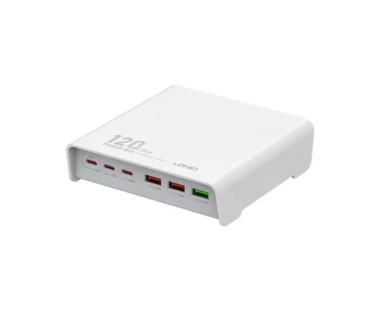 Зарядка LDNIO Q605 120W 3 USB-C 3 USB-A