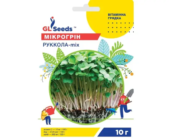 მიკრომწვანილის თესლი Elitsort Seeds რუკოლას მიქსი 10 გრ