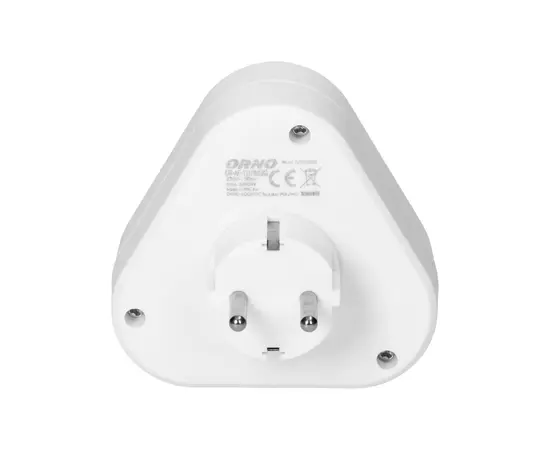 Splitter ORNO Schuko 3 white