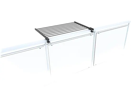 Сушилка балконная с креплением на перила Foxy Dry Duo Anthracite 102 см