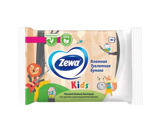 Влажные салфетки Детский Zewa 40 шт