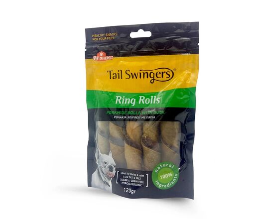 Лакомство для собак Flamingo RING ROLLS Tailswingers 120g