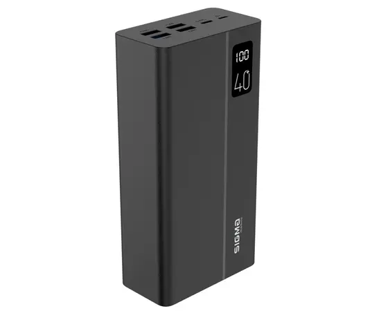 Пауэрбанк Sigma X-power 40000mAh 22.5W SI40A3QL черный