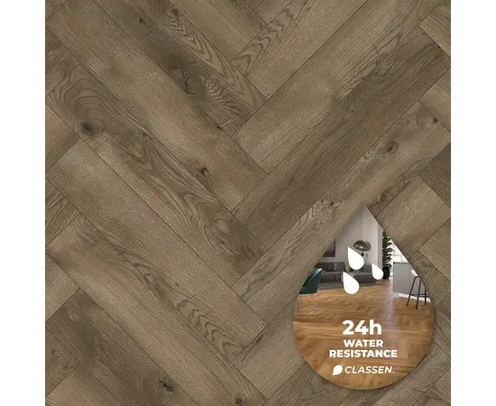 ლამინატი Classen Ville HB მუხა Burriana AC4/32 643x131x8 4V