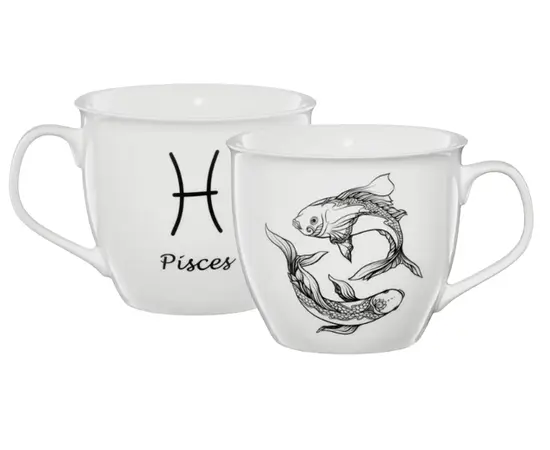 Glass porcelain Ambition ZODIAC  550ml Pisces