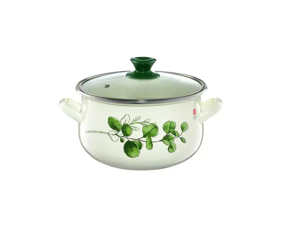 Enamel kettle DAJAR EMALIA OLKUSZ Evkalipt 4.2 l