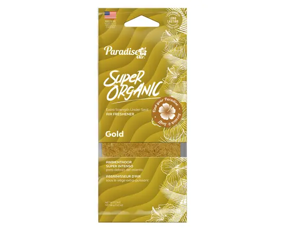 არომატიზატორი Paradise Air Super organic ოქრო