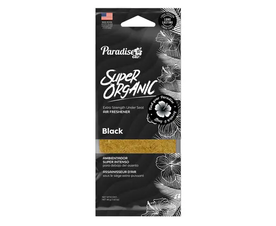 არომატიზატორი Paradise Air Super organic შავი
