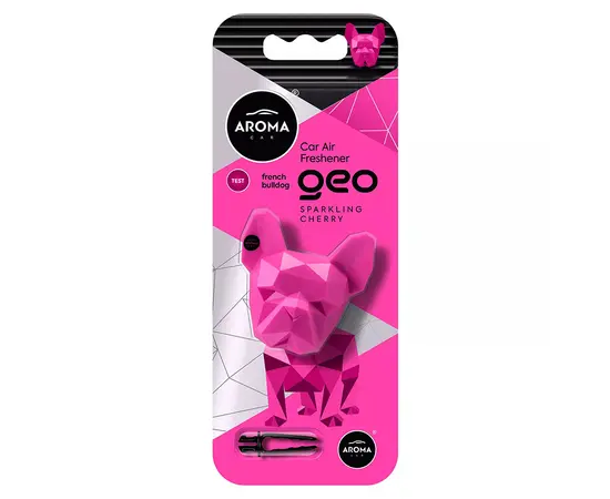Ароматизатор Aroma Car Polymer Geo Dog Magenta Sparkling Cherry
