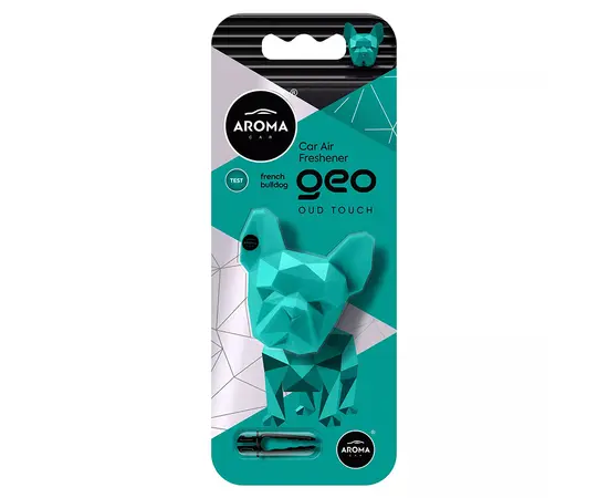 Ароматизатор Aroma Car Polymer Geo Dog Turquoise Oud Touch