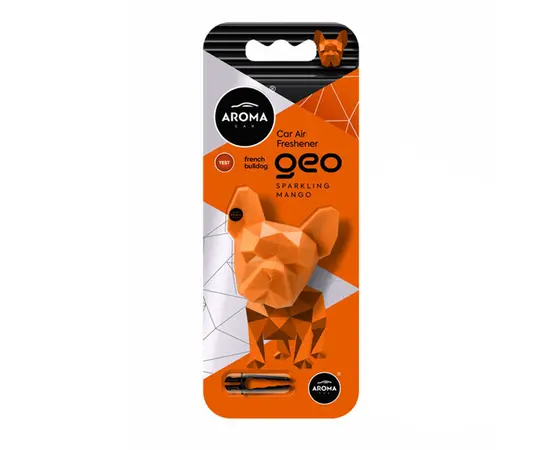 არომატიზატორი Aroma Car Polymer Geo Dog Orange Sparkling Mango