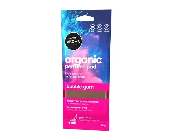 არომატიზატორი Aroma Car Organic Perfume Pad Bubble Gum