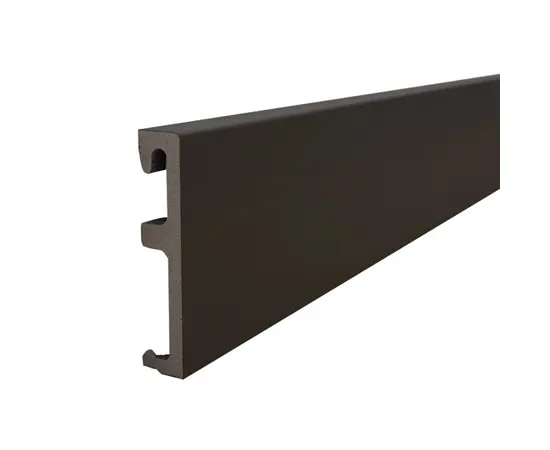 Skirting board Salag Alpha AP81M3 2400x80x16 mm black