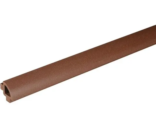 Угол полукруглый Bergdeck BDC004 каштан 32x32x2400 мм