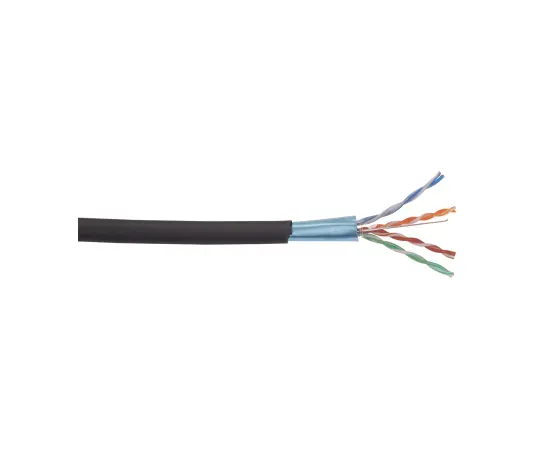 სადენი IEK F/UTP cat 5E 4x2x24AWG LDPE შავი