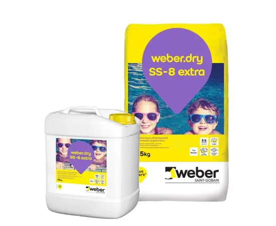 Waterproofing external Weber Dry SS-8 Extra 10+25 kg